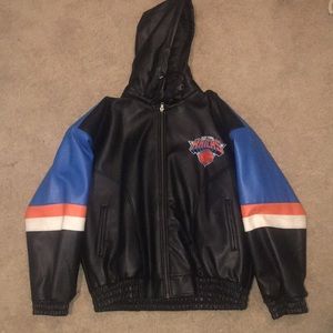 Vintage Knicks Leather Jacket
